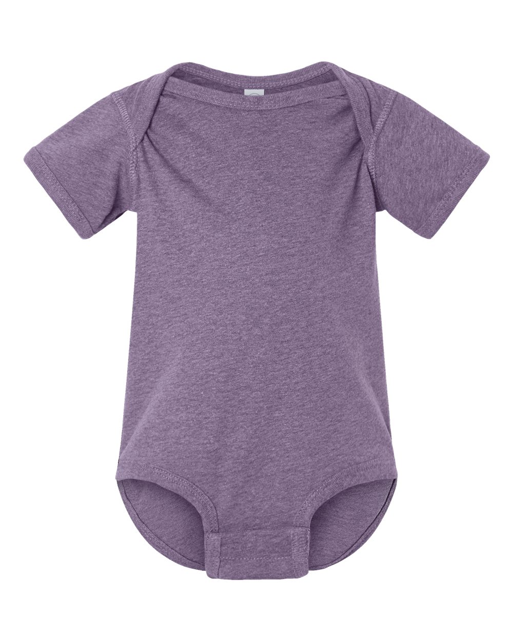 Front View of Wisteria Blackout Infant Fine Jersey Bodysuit - 4424