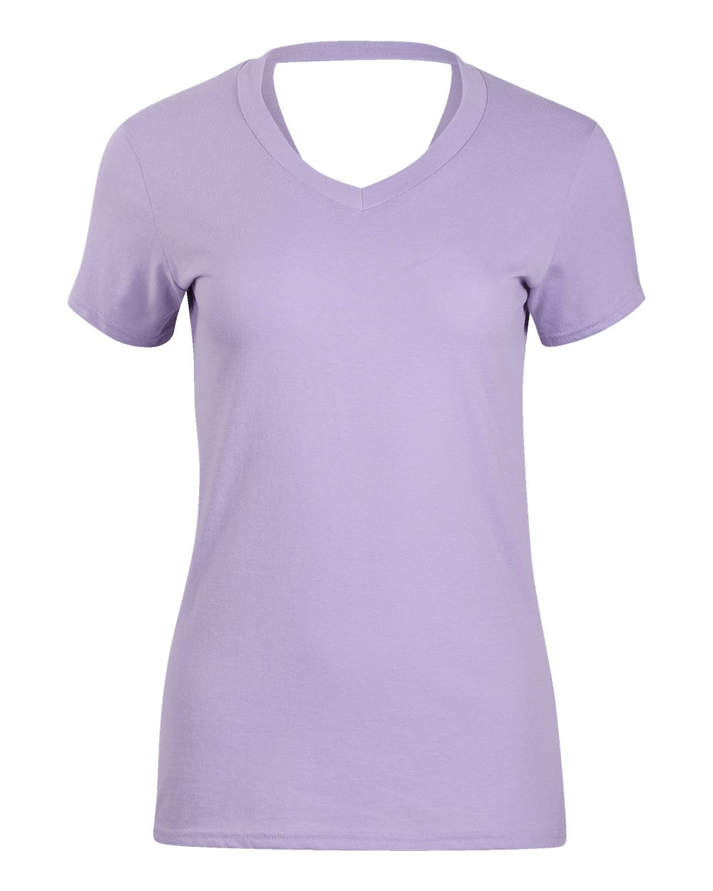 Front View of Wisteria Women's Bella Crossback T-Shirt - BW2405