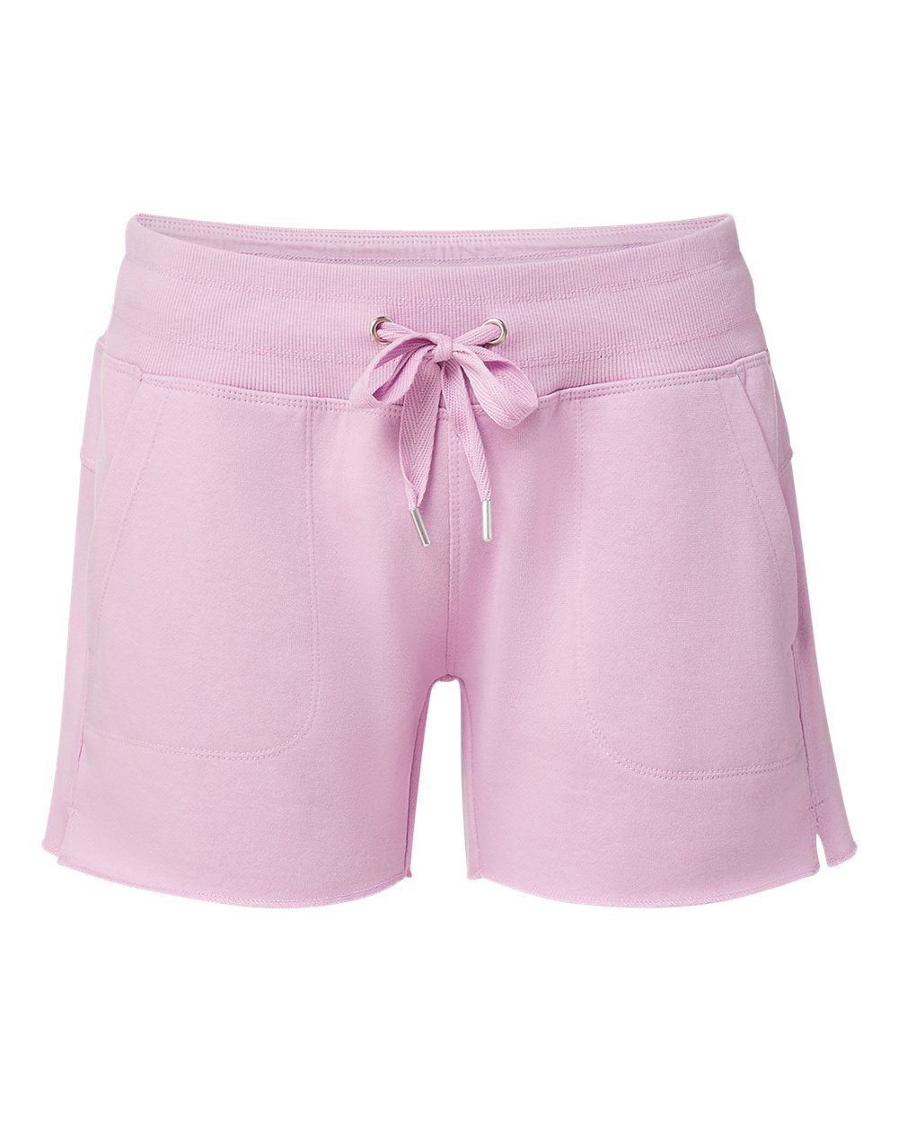 Front View of Wisteria Women's Jolene Fundamental Fleece Shorts - W23151