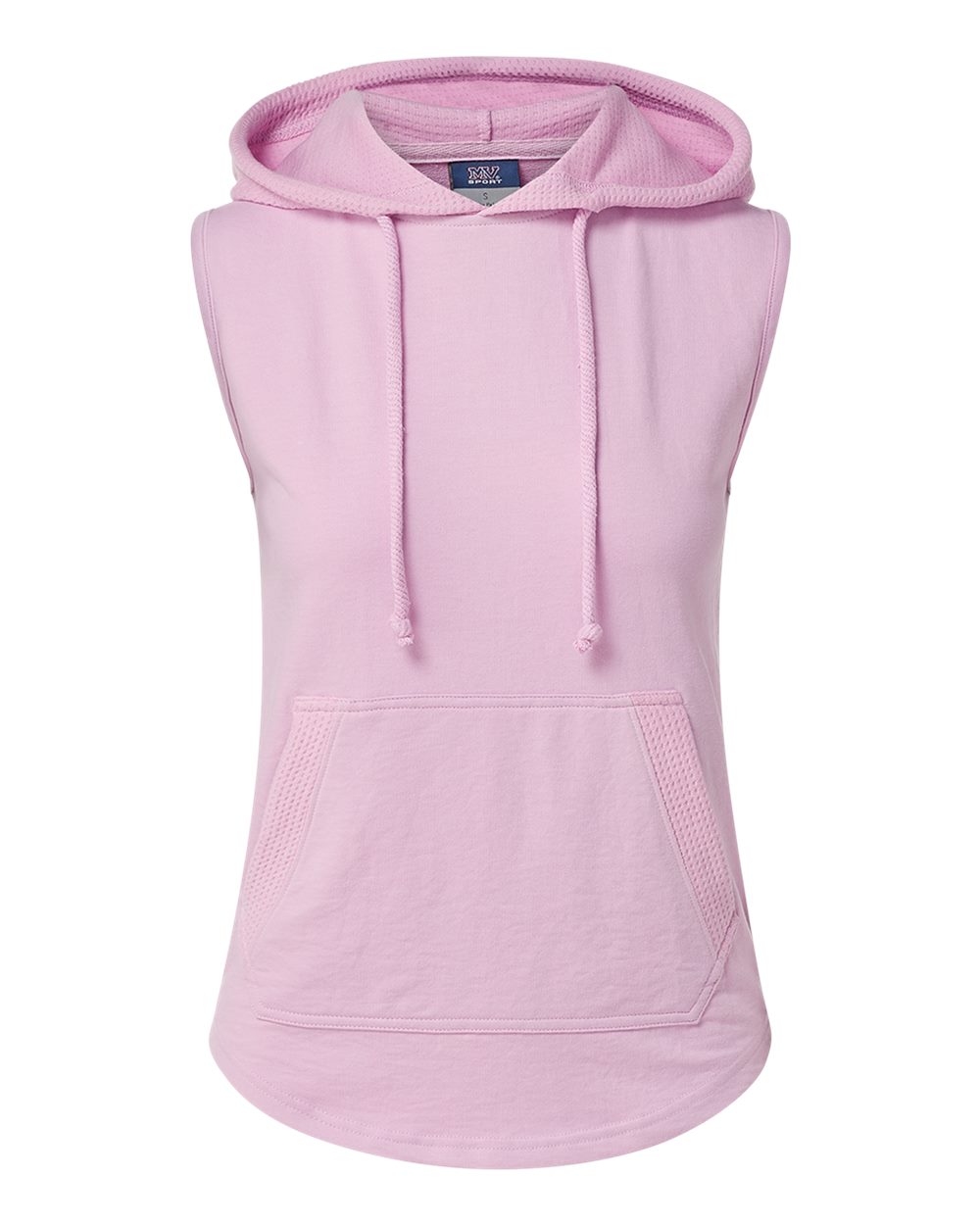 Front View of Wisteria Women's Kinsley Sleeveless Hooded Sweatshirt - W24131
