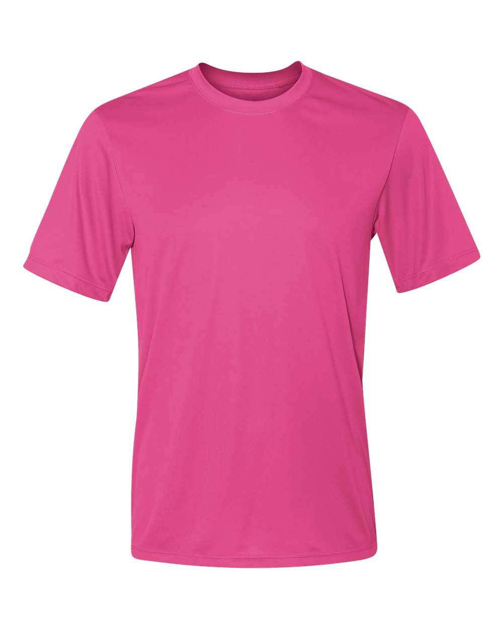 Front View of Wow Pink Cool DRI® Performance T-Shirt - 4820