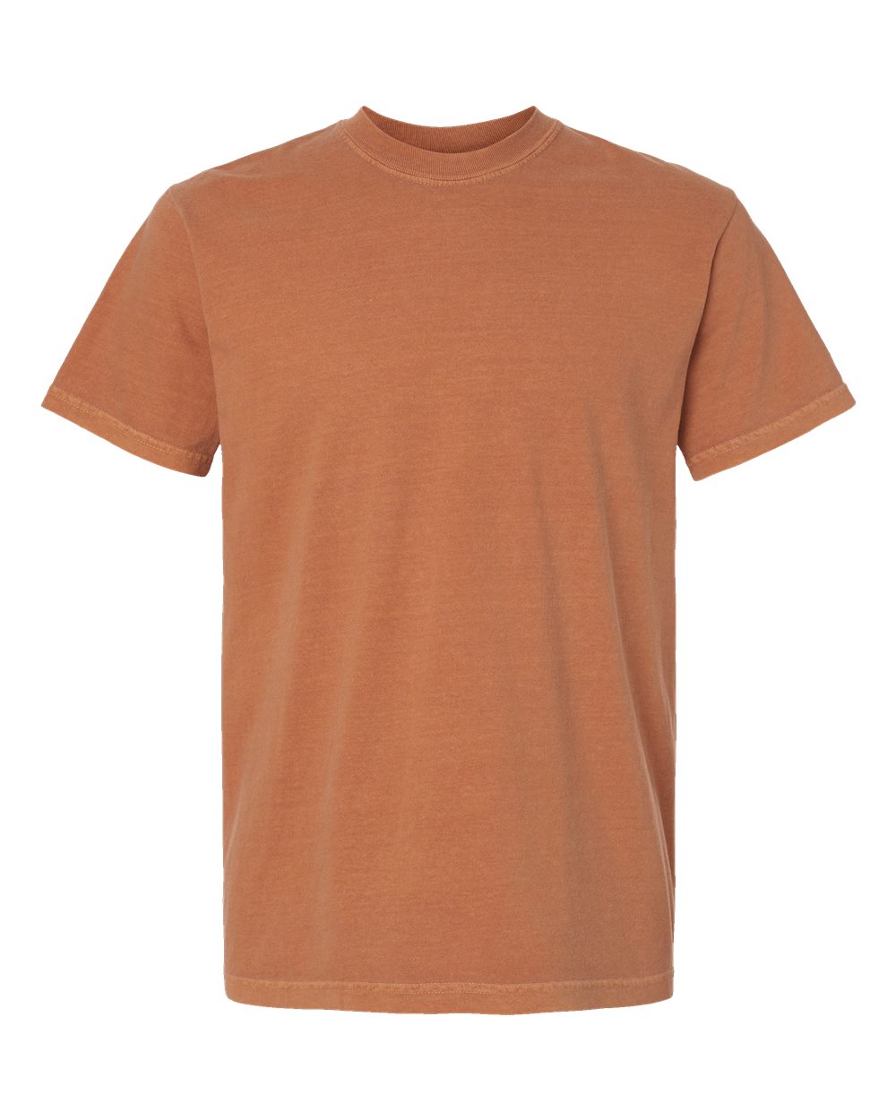 Front View of Yam Garment-Dyed Heavyweight T-Shirt - 1717