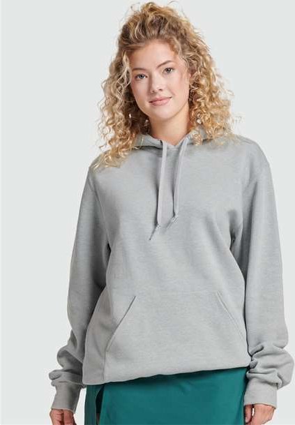 Frost Grey Heather Eco™ Premium Blend Ring-Spun Hooded Sweatshirt - 700MR