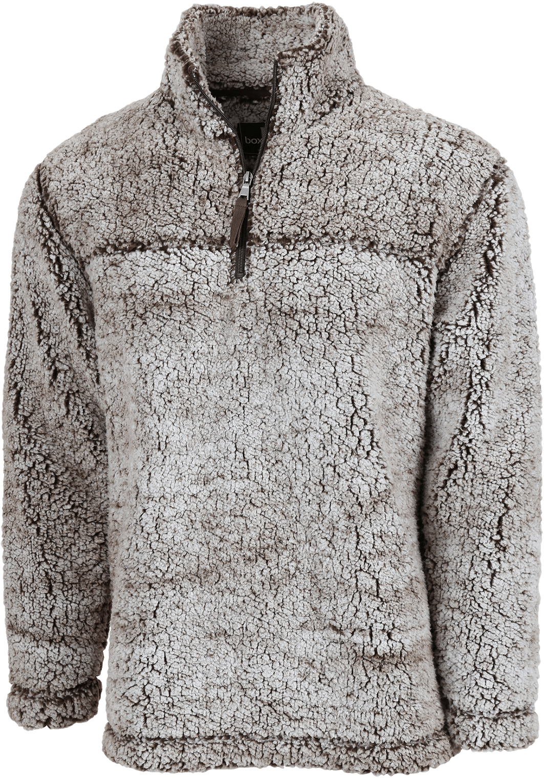FROSTY CHOCOLATE BOXERCRAFT ADULT SHERPA QUARTER ZIP PULLOVER  grouped