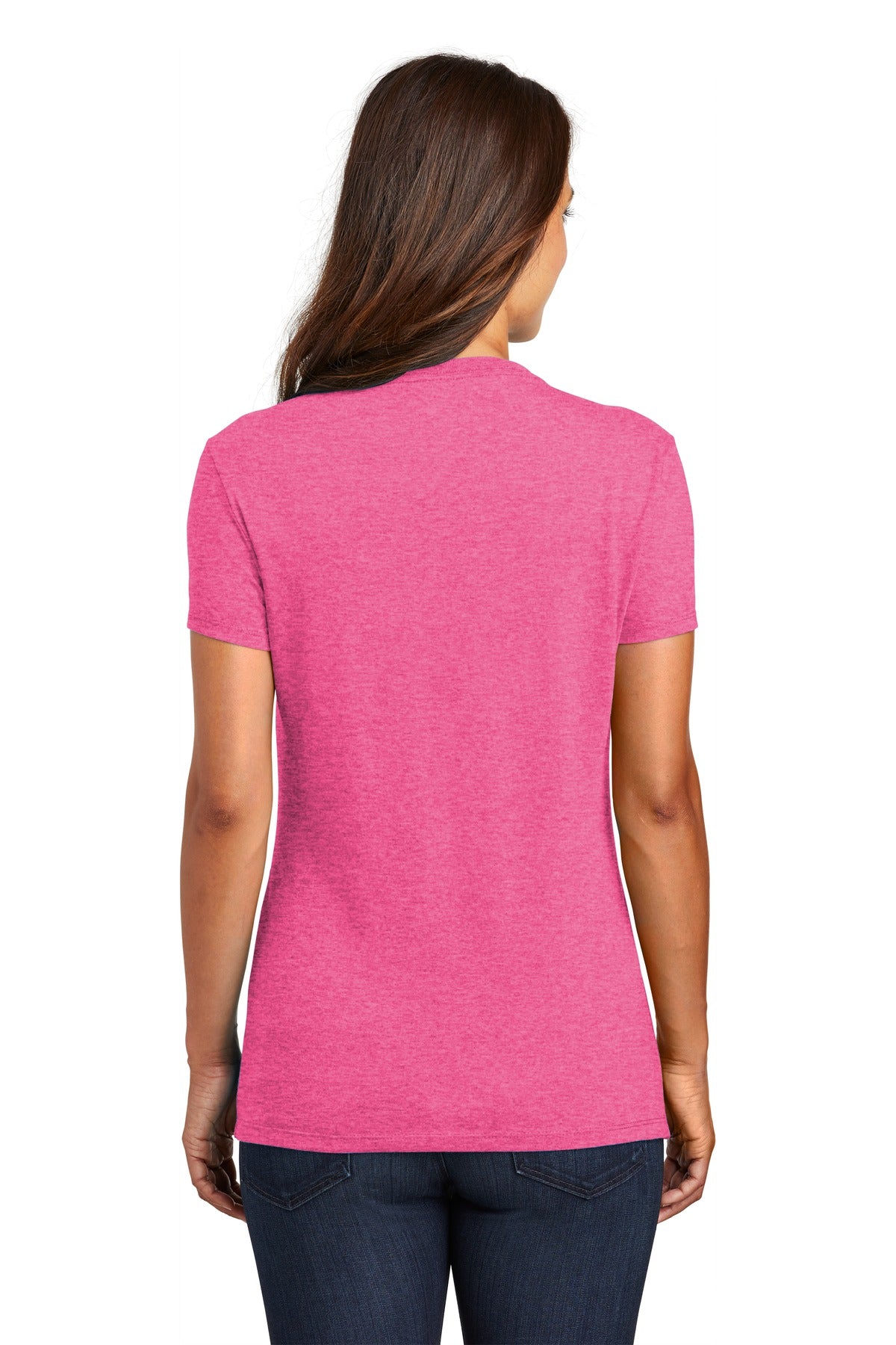 Fuchsia Frost District Women's Perfect Tri Tee. DM130L