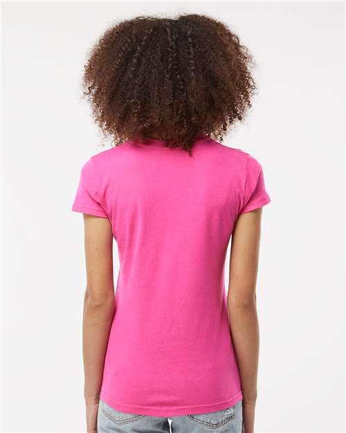 Fuchsia Women&#39;s Fine Jersey Slim Fit T-Shirt - 213