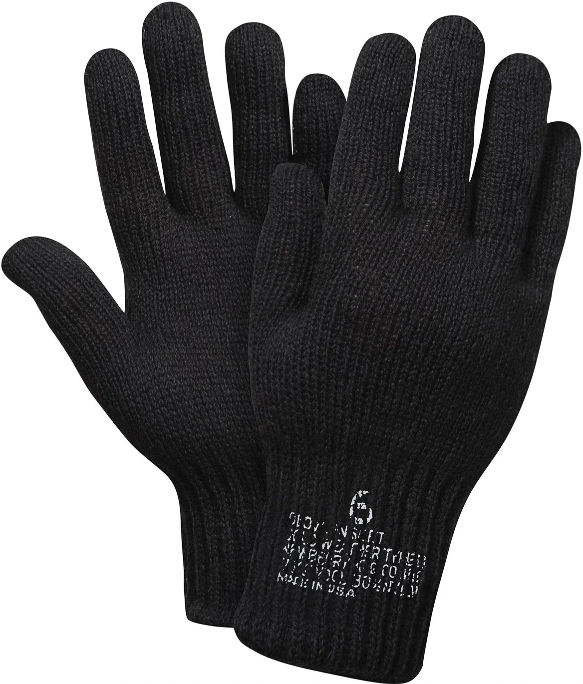 G.i. Glove Liners - Black / 3