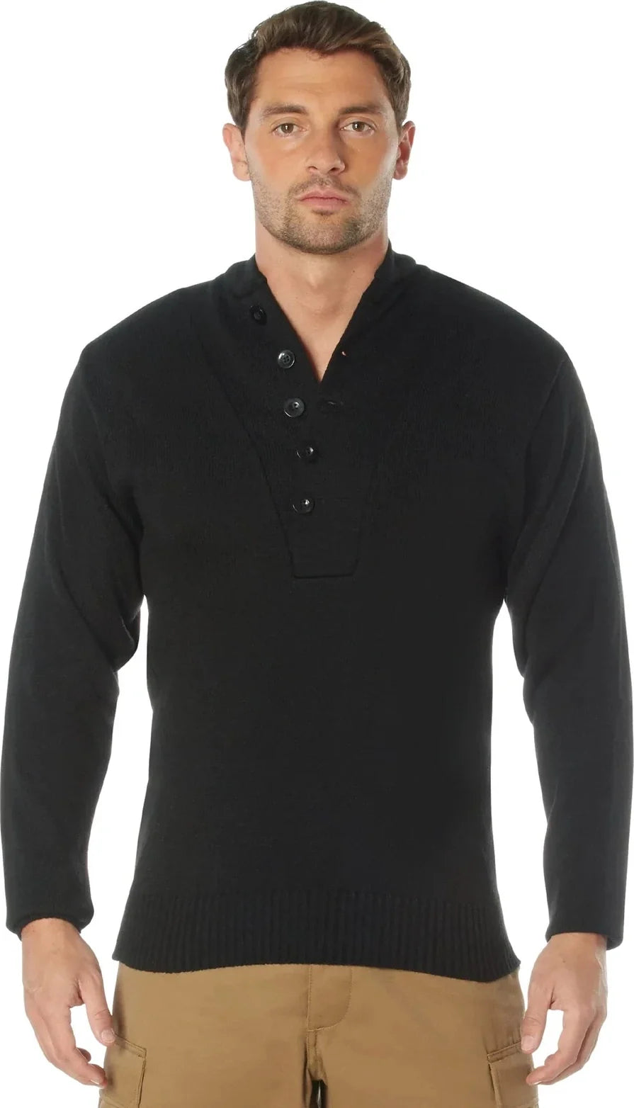 G.i. Style 5-button Sweater