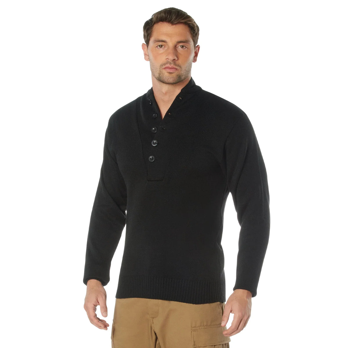 G.i. Style 5-button Sweater