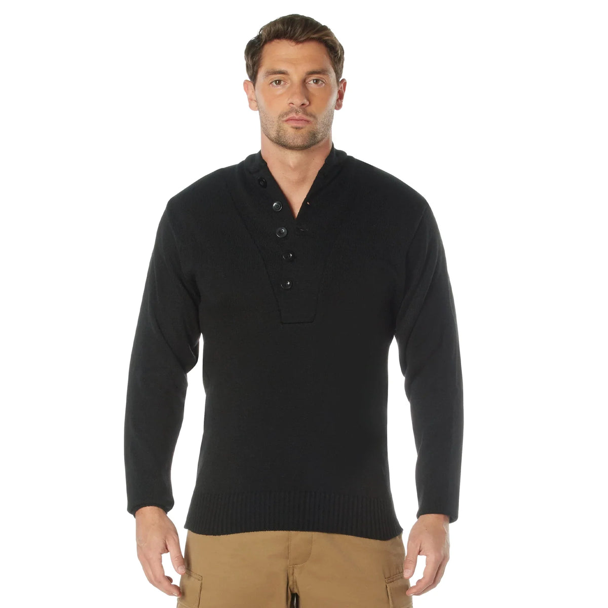 G.i. Style 5-button Sweater
