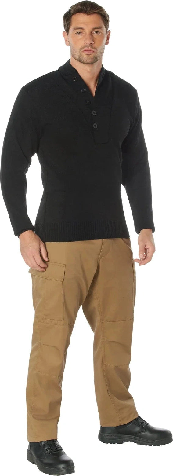 G.i. Style 5-button Sweater