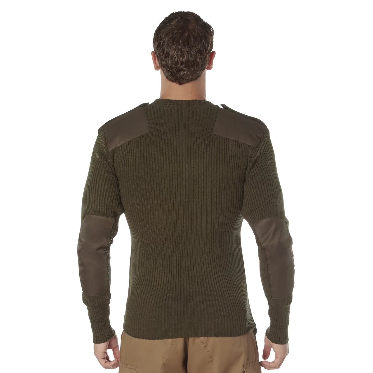 G.i. Style Acrylic V-neck Sweater