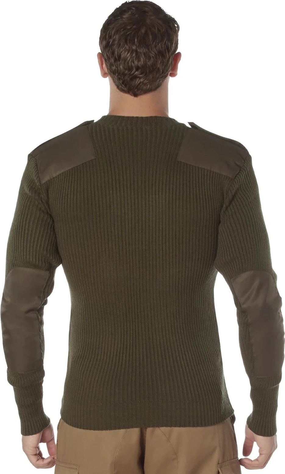 G.i. Style Acrylic V-neck Sweater