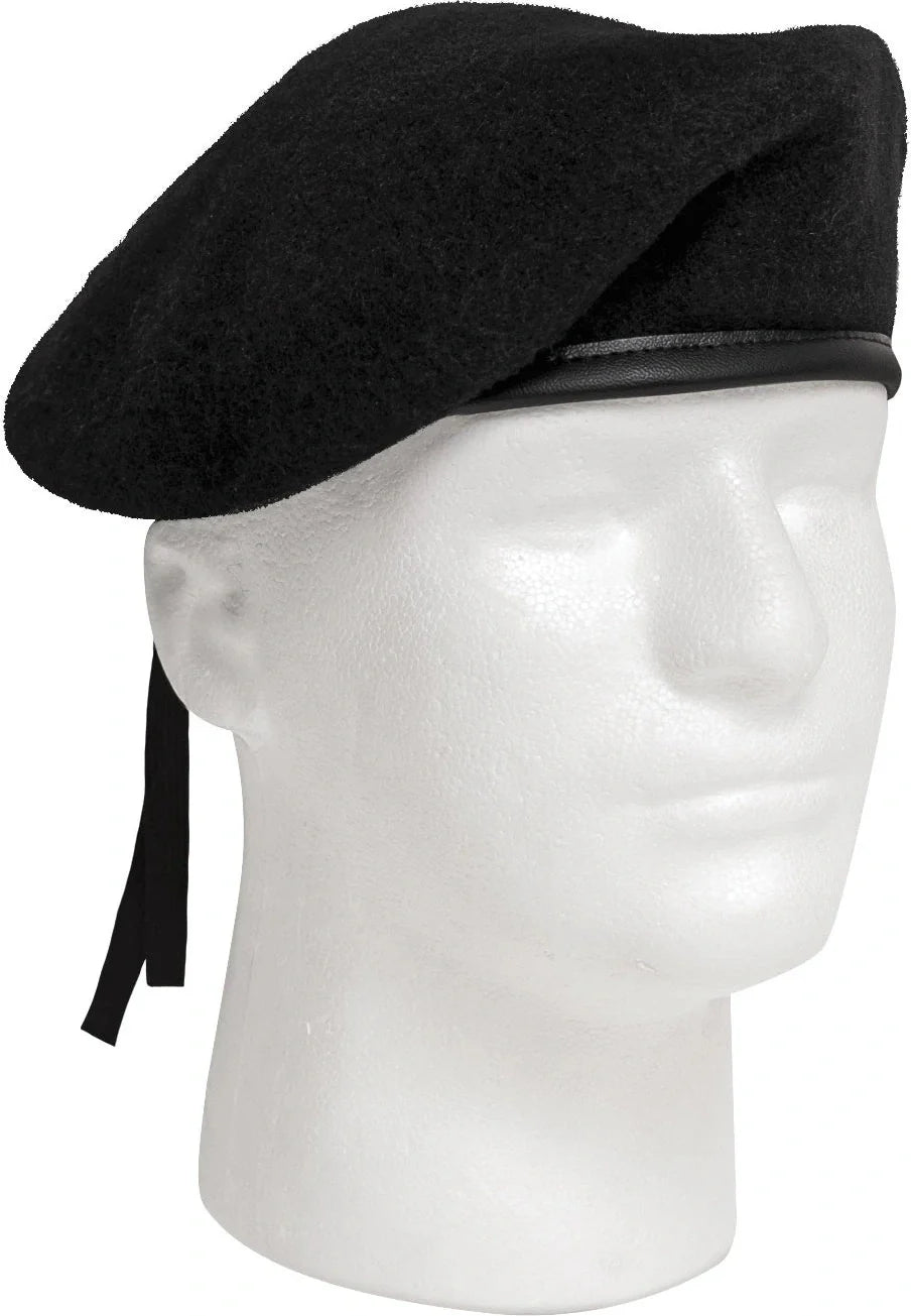 G.i. Style Beret - Black / Default