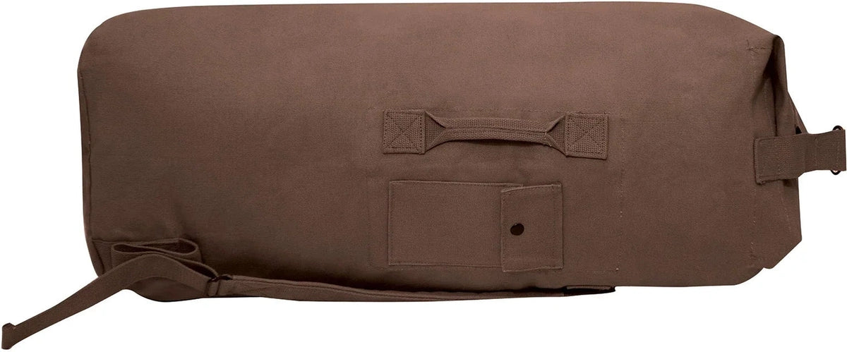 G.i. Style Canvas Double Strap Duffle Bag