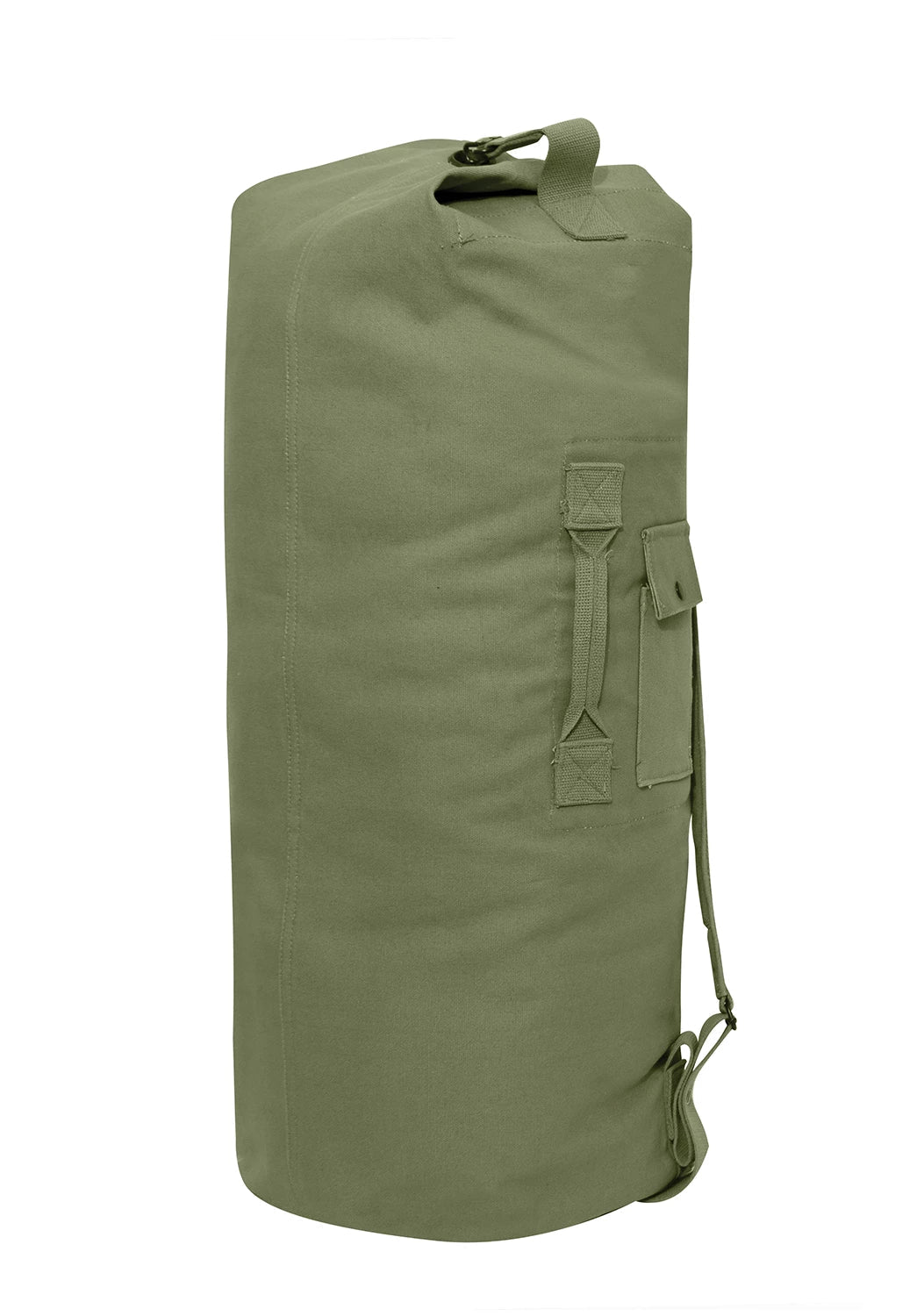 G.i. Style Canvas Double Strap Duffle Bag
