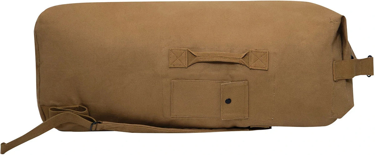 G.i. Style Canvas Double Strap Duffle Bag