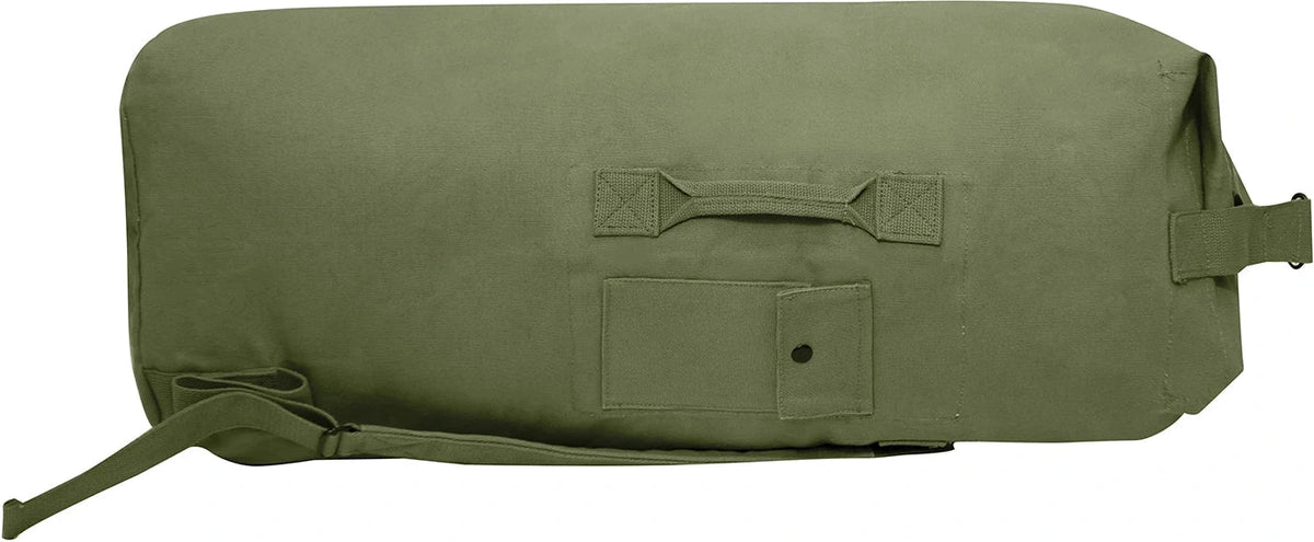 G.i. Style Canvas Double Strap Duffle Bag