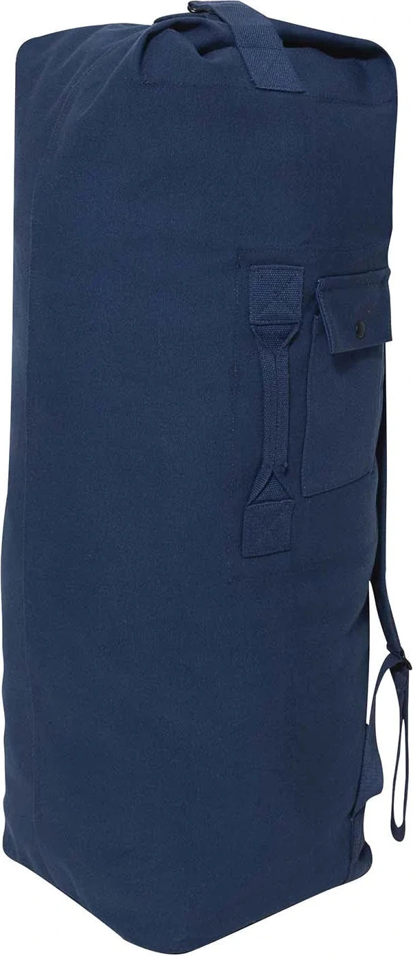 G.i. Style Canvas Double Strap Duffle Bag