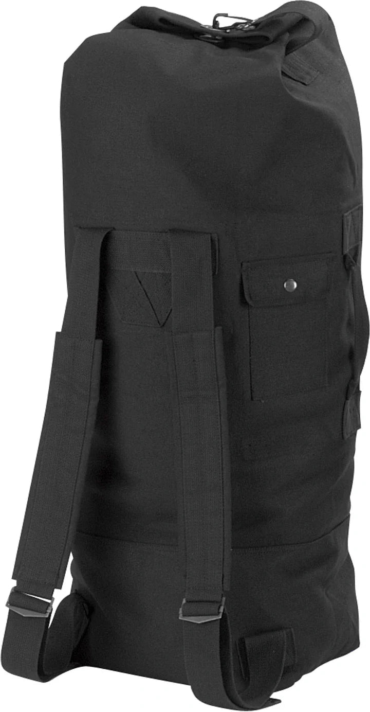 G.i. Style Canvas Double Strap Duffle Bag