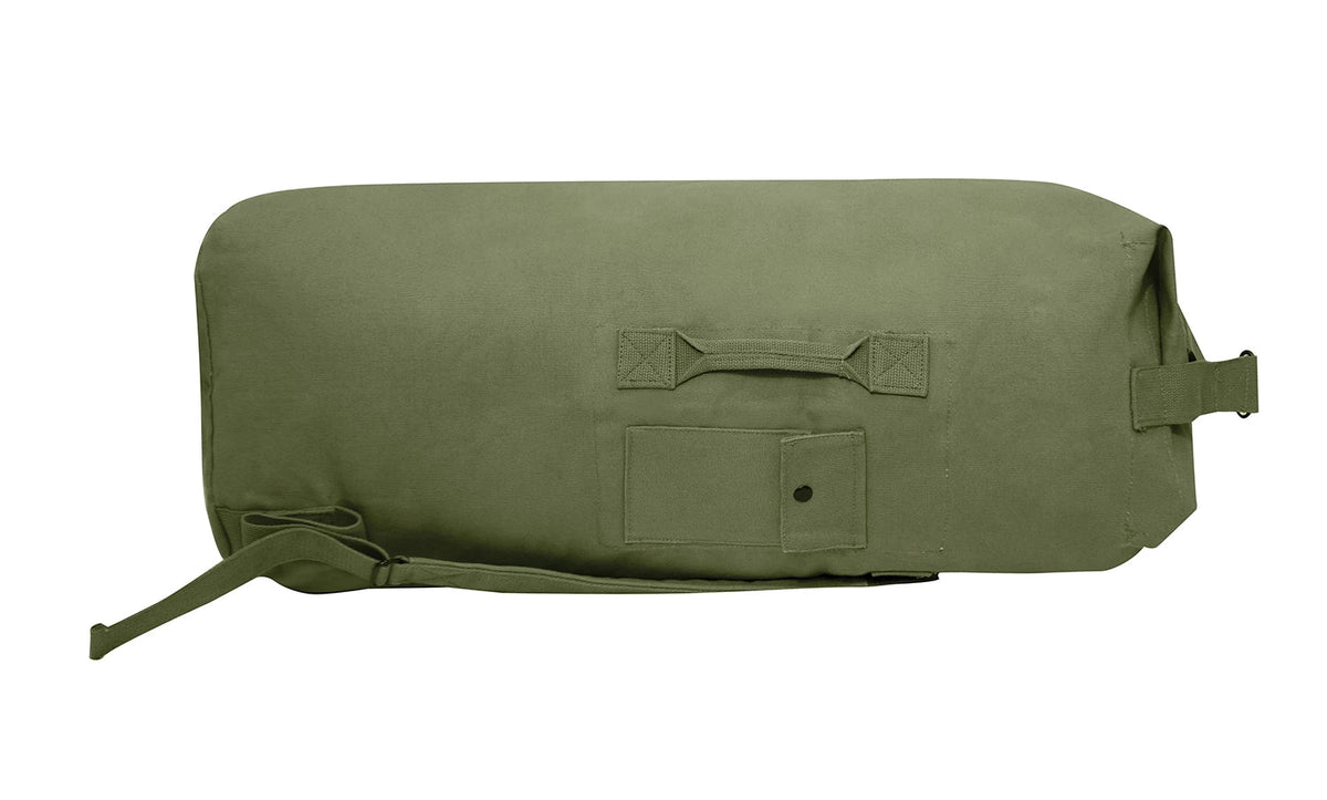 G.i. Style Canvas Double Strap Duffle Bag