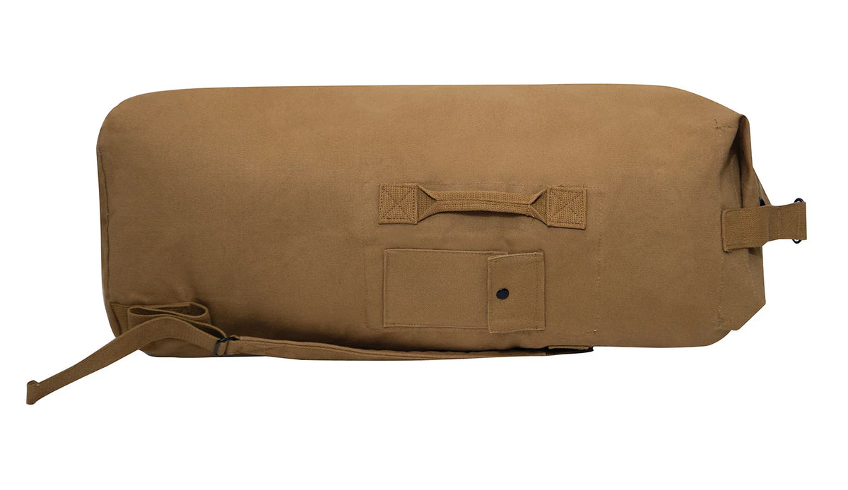 G.i. Style Canvas Double Strap Duffle Bag