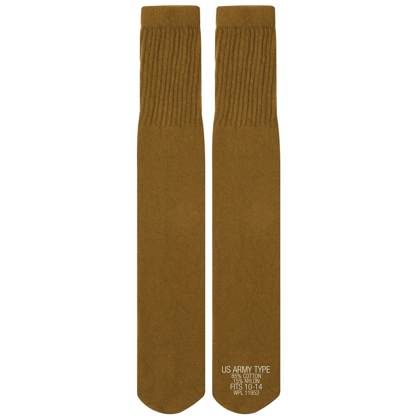 G.i. Style Tube Socks - Coyote Brown