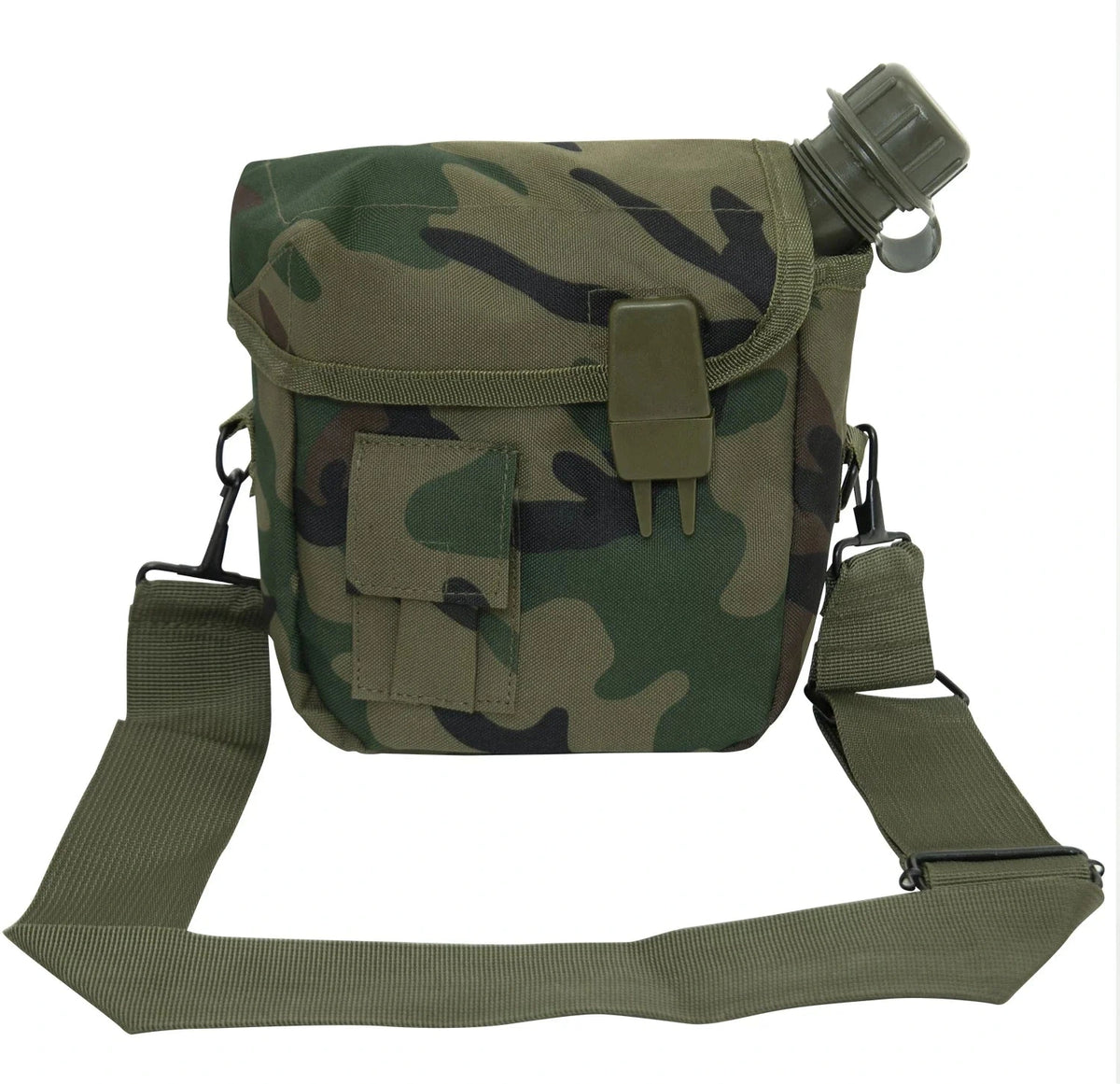 G.i. Type 2 Qt. Bladder Canteen Cover - Woodland Camo