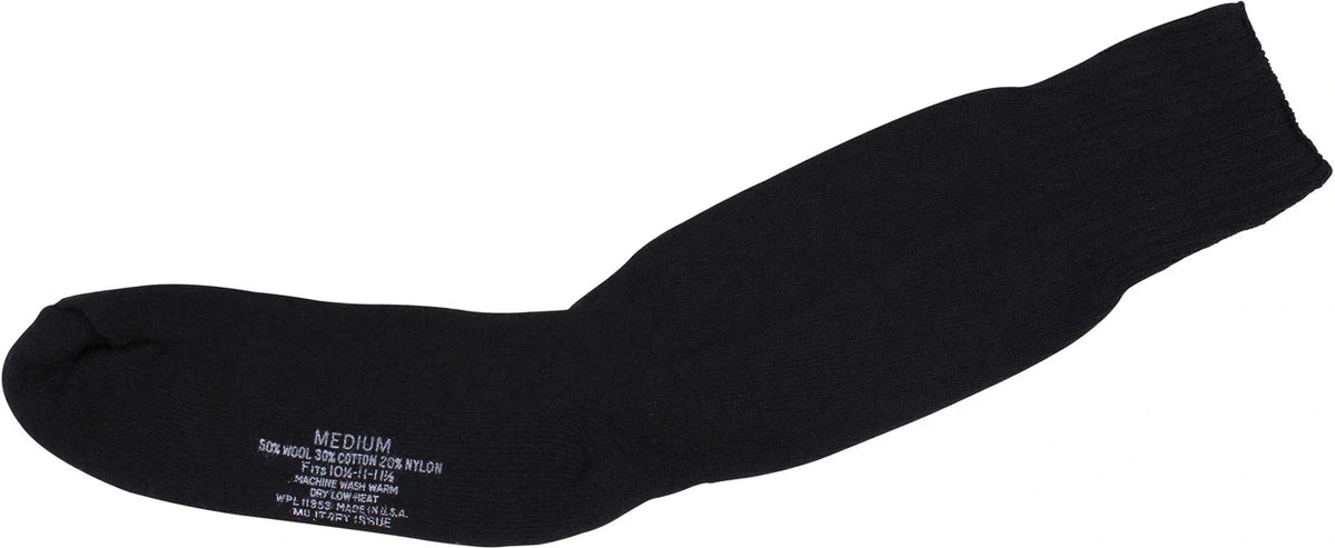 G.i. Type Cushion Sole Socks - Black / s