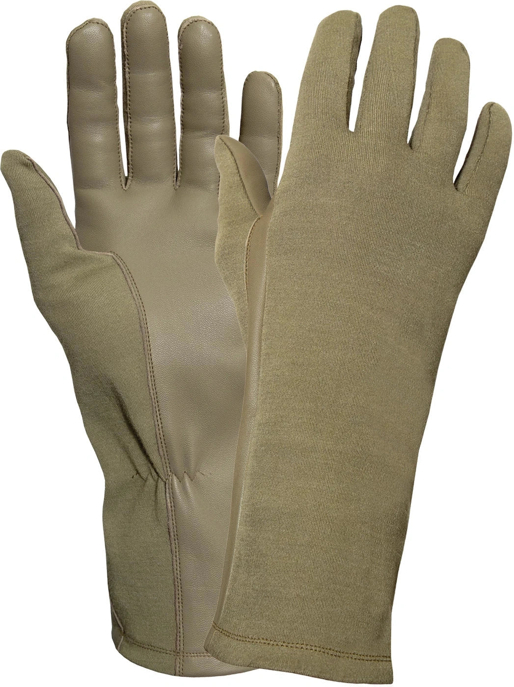 G.i. Type Flame & Heat Resistant Flight Gloves - Ar 670-1 Coyote Brown / 9