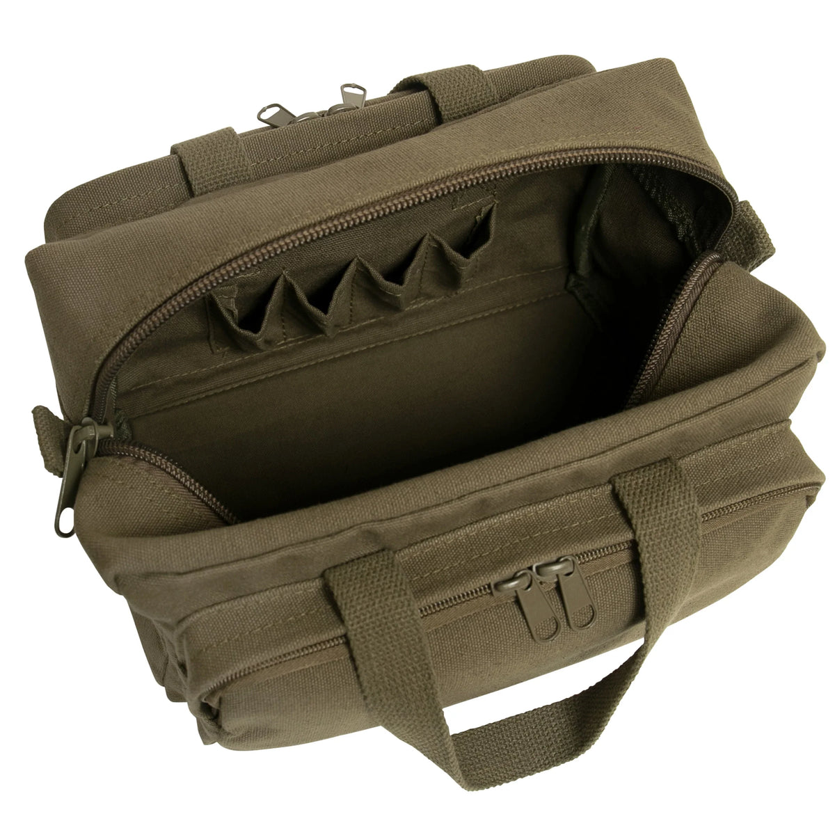 G.i. Type Zipper Pocket Mechanics Tool Bag with Military Stencil