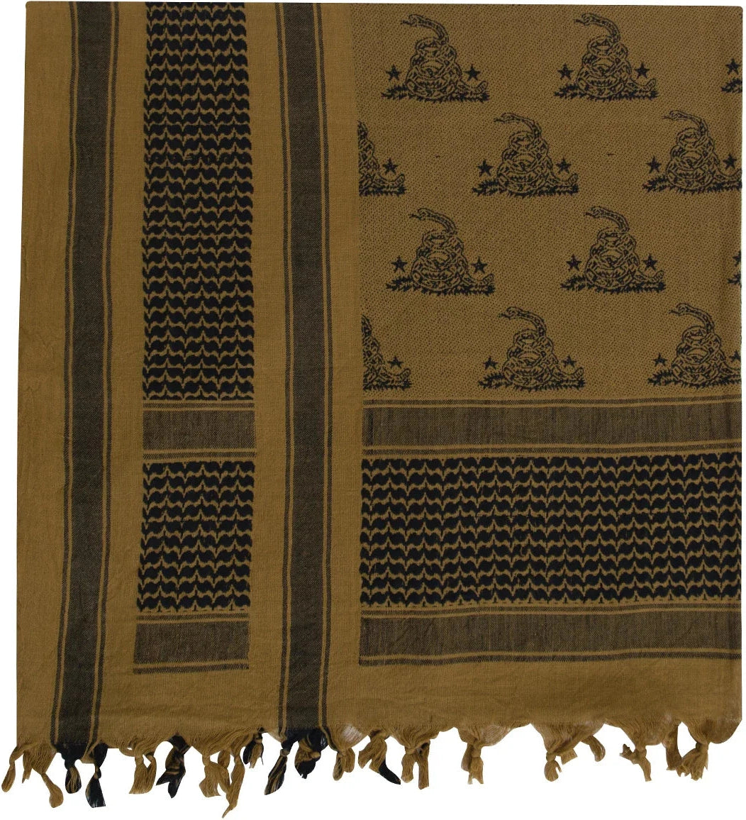 Gadsden Snake Shemagh Tactical Desert Scarf