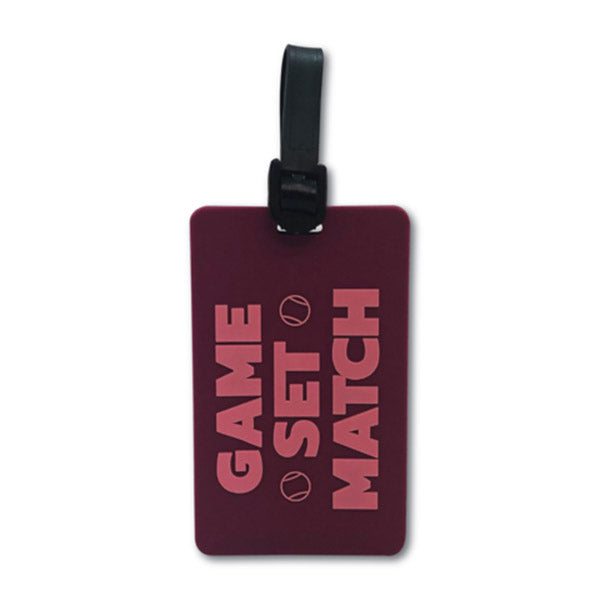 Game Set Match Bag Tag (1x)