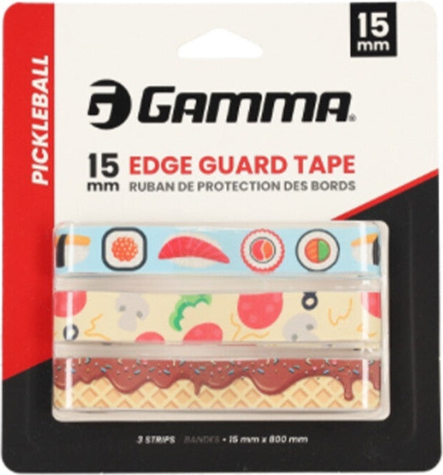 Gamma 15mm Pickleball Edge Guard Tape (3x) - Food