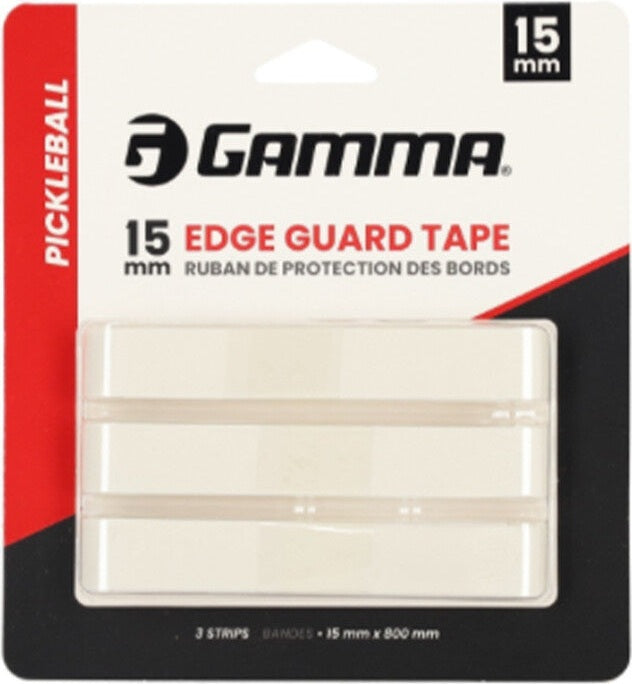 Gamma 15mm Pickleball Edge Guard Tape (3x) - White