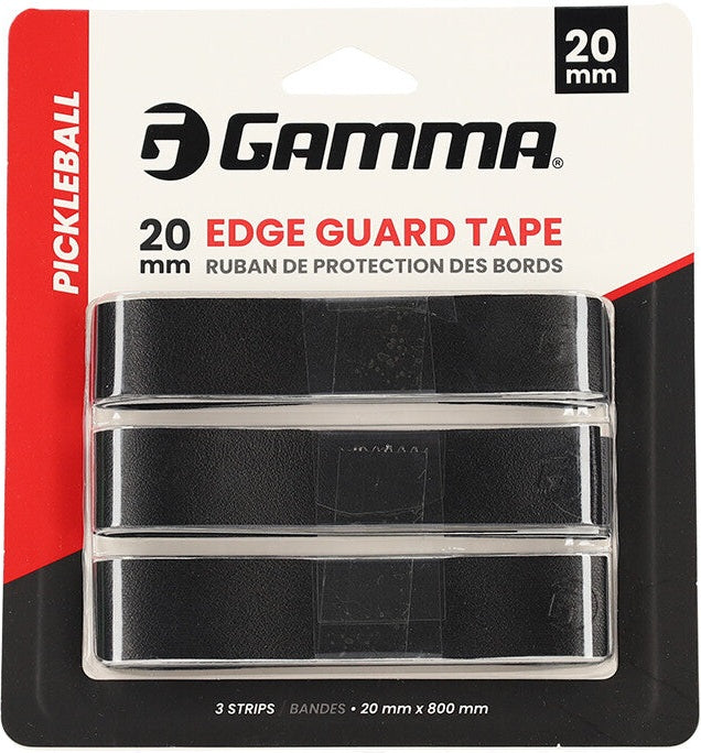 Gamma 20mm Pickleball Edge Guard Tape (3x) - Black