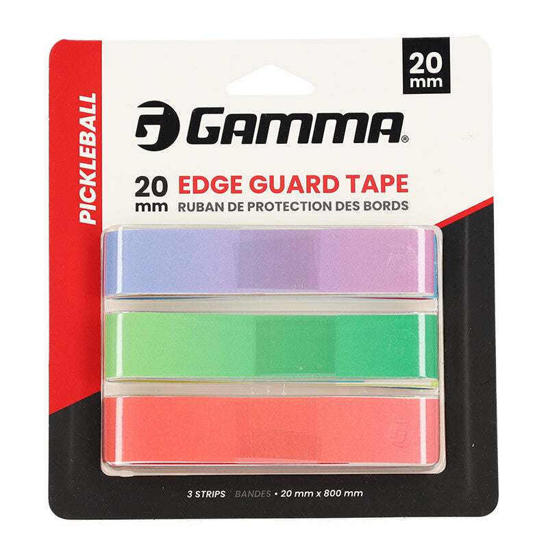 Gamma 20mm Pickleball Edge Guard Tape (3x) (black) - Ins / Os