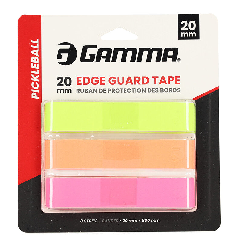 Gamma 20mm Pickleball Edge Guard Tape (3x) (black) - Neo / Os