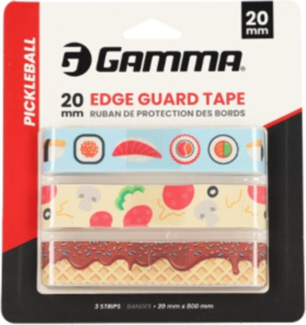 Gamma 20mm Pickleball Edge Guard Tape (3x) - Food