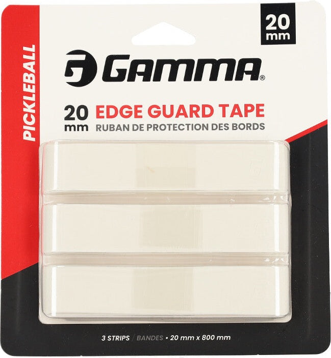 Gamma 20mm Pickleball Edge Guard Tape (3x) - White