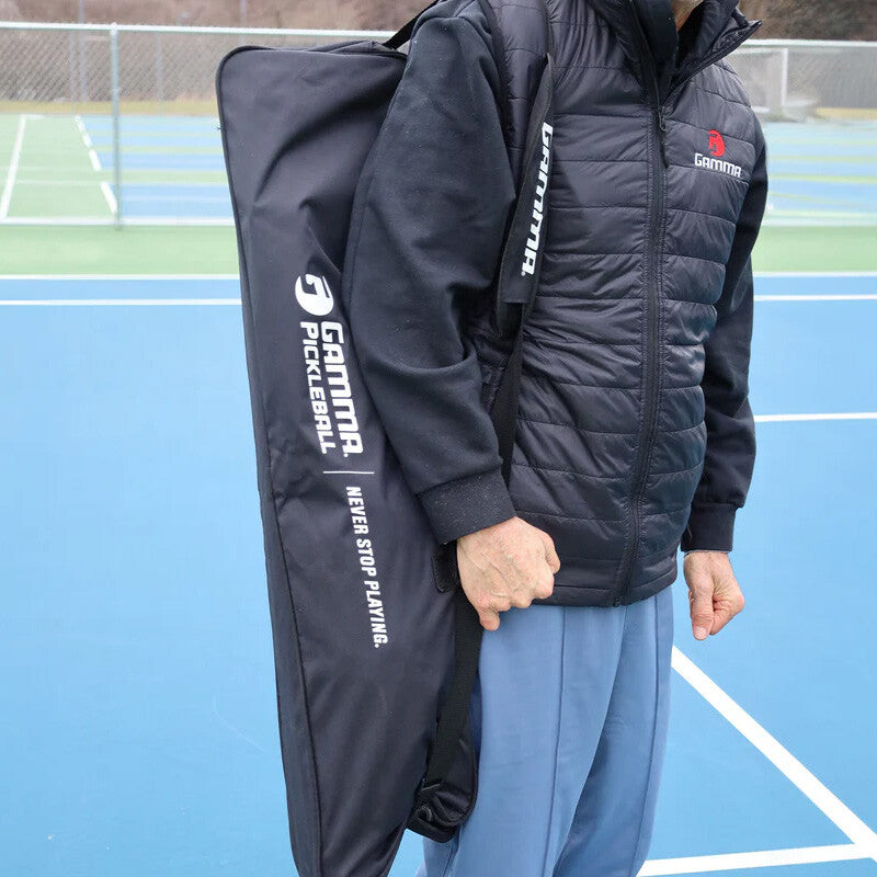 Gamma 22’ Portable Pickleball Net Set - Blk / Os