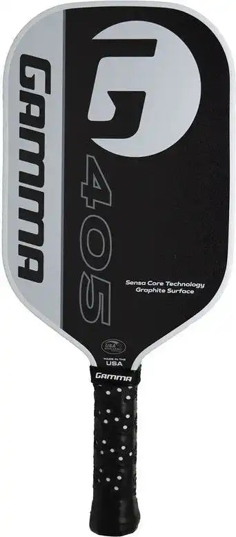 Gamma 405 Pickleball Paddle - Black White