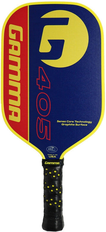 Gamma 405 Pickleball Paddle - Dark Blue Yellow Red - Os