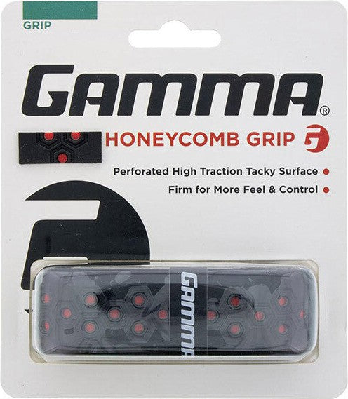 Gamma Honeycomb Replacement Grip - Black Red