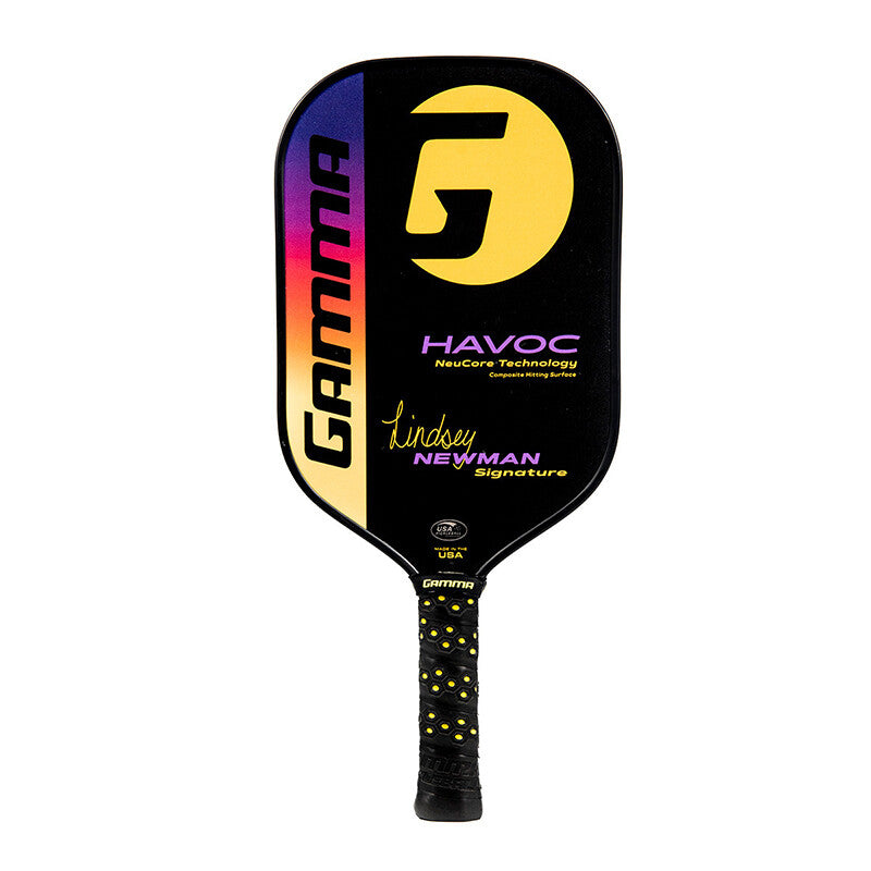 Gamma Lindsey Newman Havoc Pickleball Paddle - Black - HIT a Double