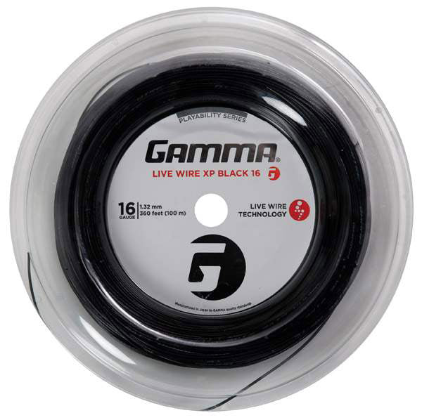 Gamma Live Wire Xp Reel 360’ (black) - Blk / 16