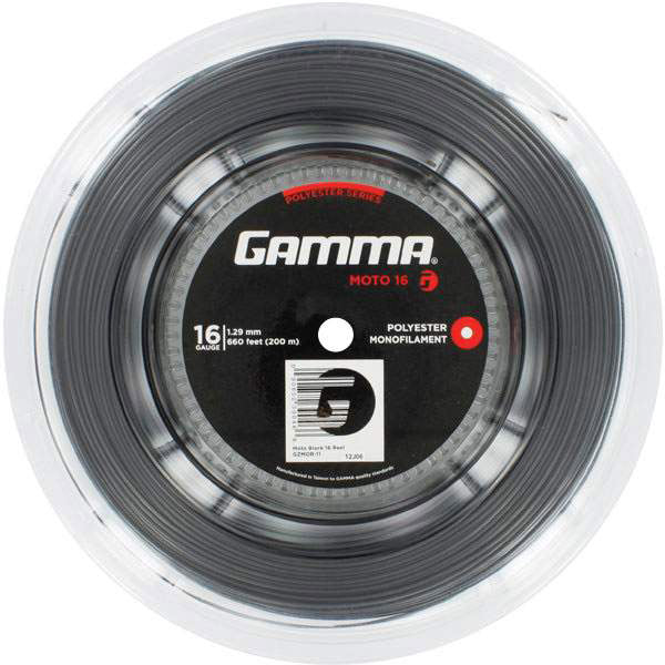 Gamma Moto 16g Reel 660’ (black) - Blk / Os