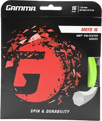 Gamma Moto 16g Tennis String - Black