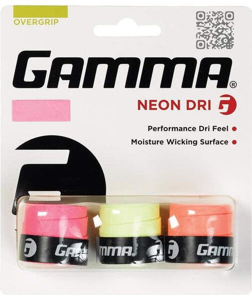 Gamma Neon Dri Overgrip (3x) - Assorted