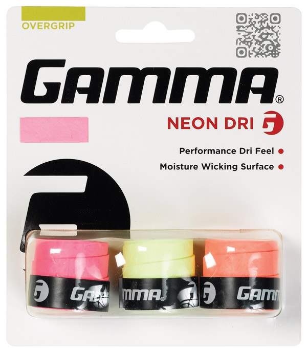 Gamma Neon Dri Overgrip (3x) - Os